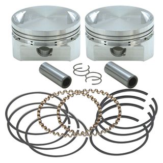 S&S 31/2" Bore Forged Stroker Piston Kits For Stock Heads Or S&S Performance Replacement Heads - +.020"
