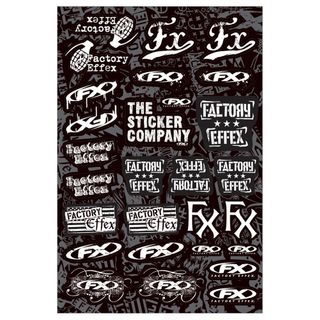 Factory Effex FX Sponsor Sticker Sheet C 10-68004 