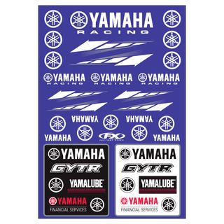 Factory Effex Oem Sticker Sheet Yamaha Racing