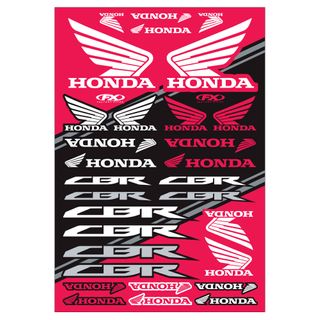 Factory Effex Oem Sticker Sheet Sport Bike Honda Kit