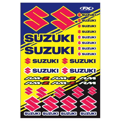 22-68430 SUZUKI RMZ OEM STICKER SHEETS