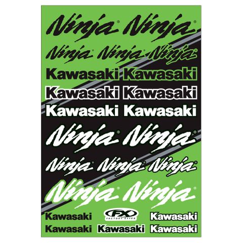 22-68134 KAWASAKI NINJA STICKER SHEET