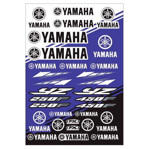 22-68230 YAMAHA YZ OEM STICKER SHEETS