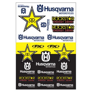 Factory Effex Oem Sticker Sheet Husqvarna Racing