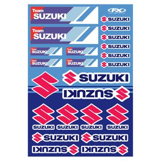 Factory Effex Oem Sticker Sheet Suzuki Racing