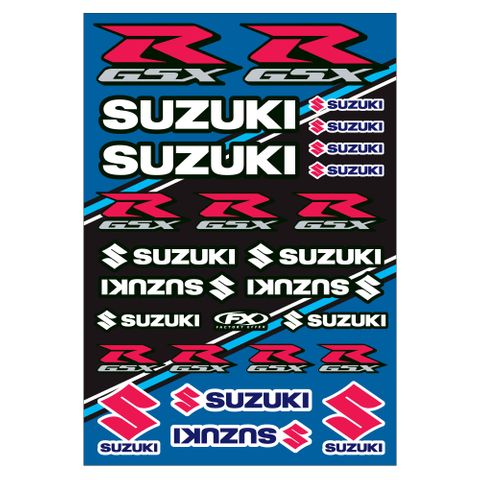 22-68434 SUZUKI GSXR STICKER SHEET