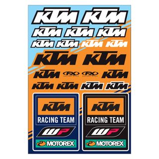 Factory Effex Oem Sticker Sheet Ktm Racing