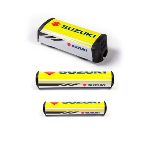 Factory Effex Round Mini Bar Pad Suzuki Yellow