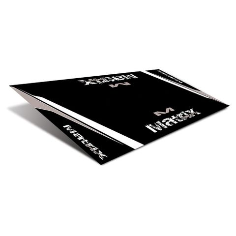 R2-201 R2 PVC 2MM FLOOR MAT BLACK/SILVER