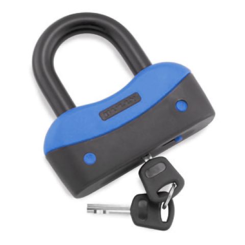 13-2212 BULLY U Shape Disc Lock   Blue