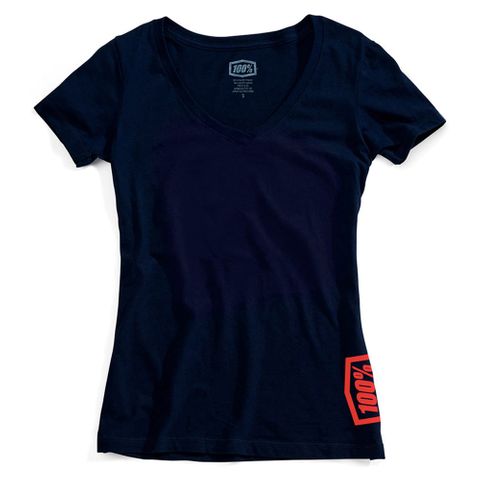 100% Womens Source Navy T-Shirt
