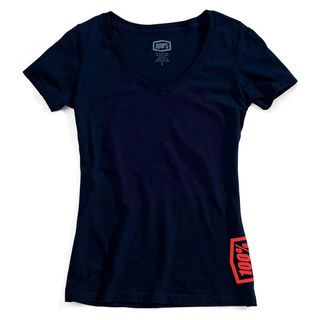 100% Womens Source Navy T-Shirt