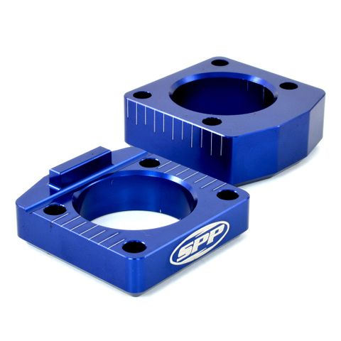 Spp Axle Block Various Yamaha 09 Blue