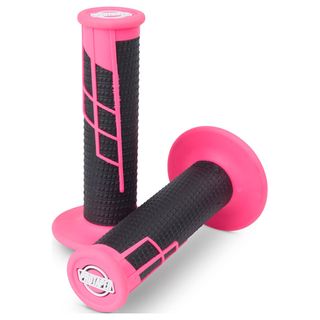 PT021655 PT GRIP CLAMPON 1/2 WAFFLE NEON PNK/ BLK