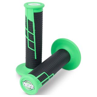 PT021658 PT GRIP CLAMPON 1/2 WAFFLE NEON GRN/BLK