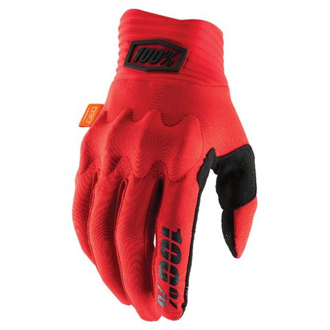 ONE-10013-013-10 COGNITO 100% GLV Fluo Red/Blk  SM