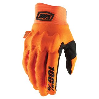 100% Cognito Fluo Orange/Black Gloves