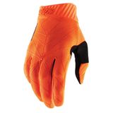 100% Ridefit Fluo Orange/Black Gloves