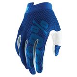 100% Itrack Blue/Navy Gloves