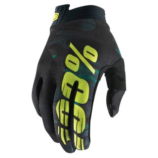 100% Itrack Camo Gloves