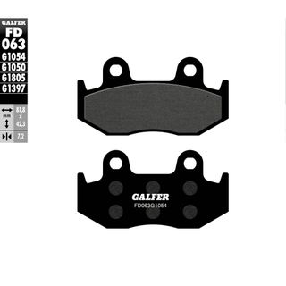 FD063G1054 GALFER HON XR250/350/500 84> SEMI-METAL