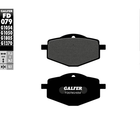 FD079G1054 GALFER YAM XT225 93-00 SEMI-METALLIC