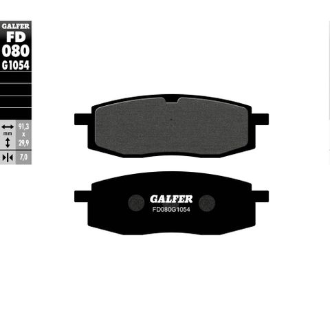 FD080G1054 GALFER YAM YZ125/250 85-87 SEMI-METALLIC