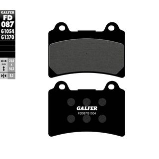 FD087G1054 GALFER YAM XVS1300 86-93 SEMI-METALLIC