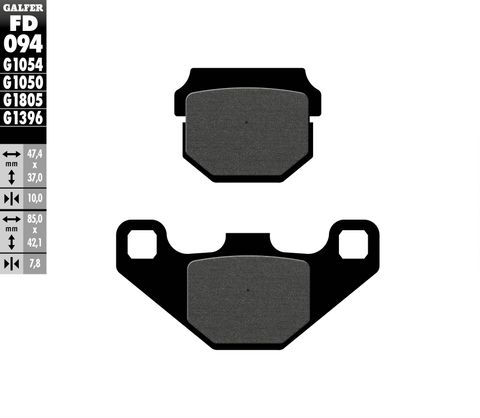 FD094G1054 SEMI-METALLIC COMPOUND