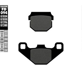 FD094G1054 GALFER SUZUKI RM80/85 86-04 SEMI-METALLI