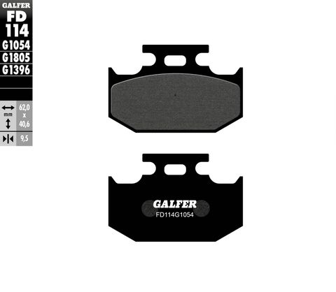 FD114G1054 SEMI-METALLIC COMPOUND