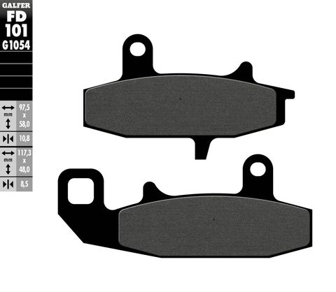 FD101G1054 SEMI-METALLIC COMPOUND