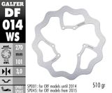 Galfer O/Size Solid Mount Front Wave Rotor