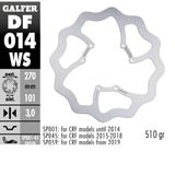 Galfer O/Size Solid Mount Front Wave Rotor