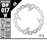 Galfer Standard Solid Mount Front Wave Rotor