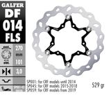 Galfer Standard Solid Mount Front Wave Rotor