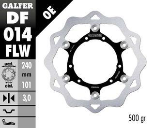 DF014FLW STANDARD FLOATING FRONT WAVE ROTOR