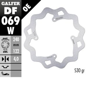 DF069W Galfer DISC W FIXED HONDA CR/CRF (REAR)