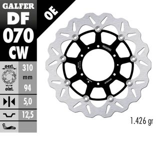 DF070CW GALFER FLOATING ROTOR CBR600RR 03-18