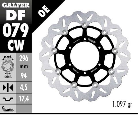 DF079CW GALFER FLOATING ROTOR CBR300/600/1000