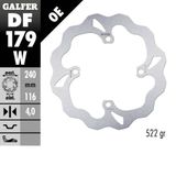 Galfer Standard Solid Mount Rear Wave Rotor