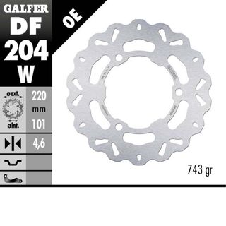 Galfer O/Size Solid Mount Front Wave Rotor