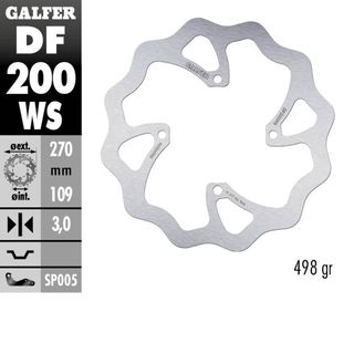 Galfer O/Sized Solid Mount Front Wave Rotor