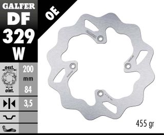 Galfer Oversize Solid Mount Rotor