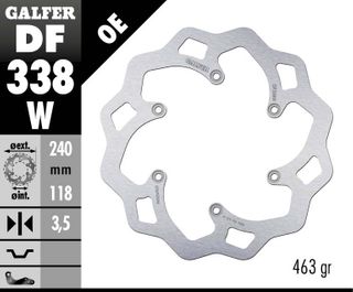 DF338W STANDARD SOLID MOUNT ROTOR