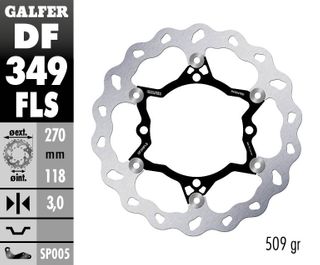 DF349FLS OVERSIZE STANDARD FLOATING ROTOR