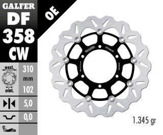 DF358CW ROTOR FRONT