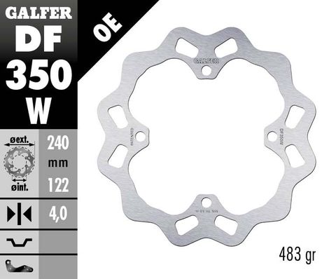 DF350W STANDARD SOLID MOUNT ROTOR