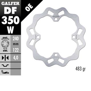 Galfer Oversized Solid Mount Rotor