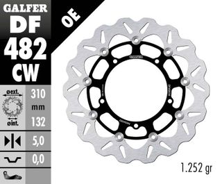 DF482CW ROTOR FRONT